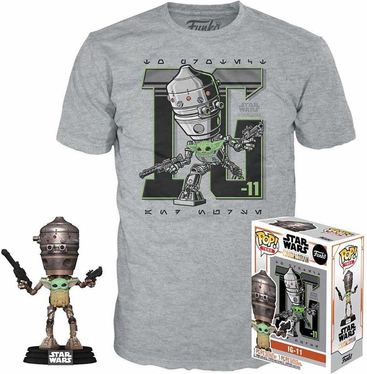 Funko star wars the mandalorian pop! tee box child in satchel