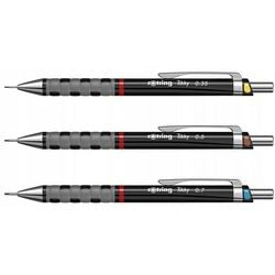 Rotring tikky-vulpotlood - zwarte cilider - 3-delige set - 0,35 mm - 0,5 mm - 0,7 mm
