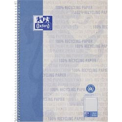 Collegeblok oxford 400159370 a4+ blauw