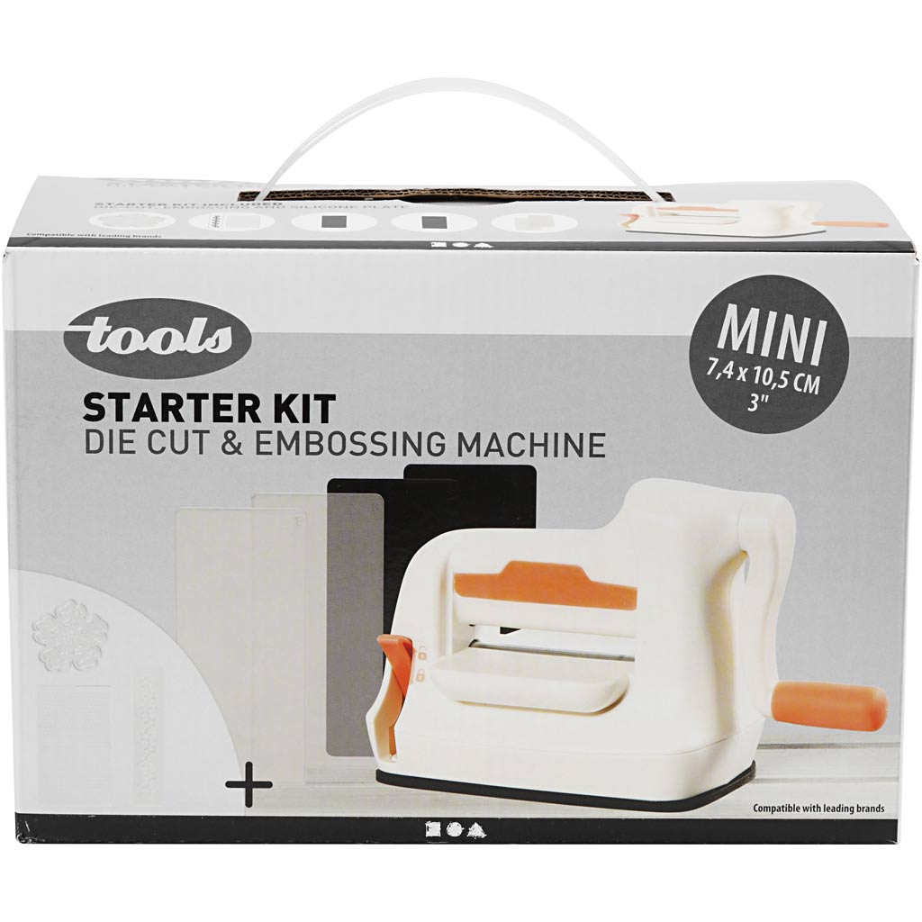 Creativ Company Starterset - Stanz- und Prägemaschine, A7, Blatt 74x105 mm, 1 Set