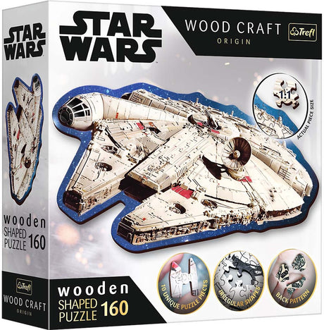 Trefl Star Wars Holzpuzzle Millennium Falcon 160 Teile FSC.