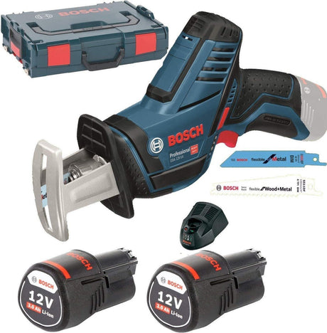 Bosch Professional GSA 12V-14 Säbelsäge – mit 2x 12V Akku und Ladegerät