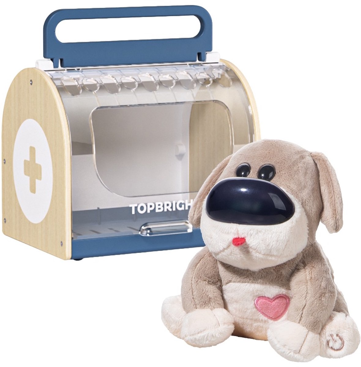 Topbright Pflege Haustiere Dr. Interaktives Kuscheltier für Hunde – Gewinner des Baby Innovation Award 2026