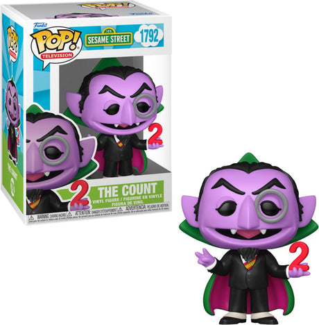 Funko Sesamstraße Sesamstraße – The Count (Pop! Fernsehen) Vinylfigur 1792 Unisex Pop! - neutral - Standard