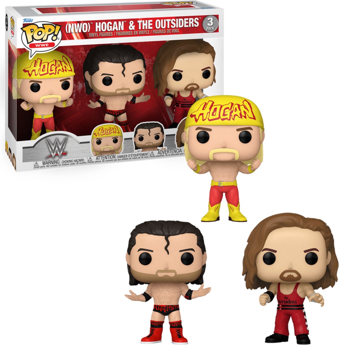 Funko-Pop! WWE NWO Hogan The Outsiders 3er-Pack
