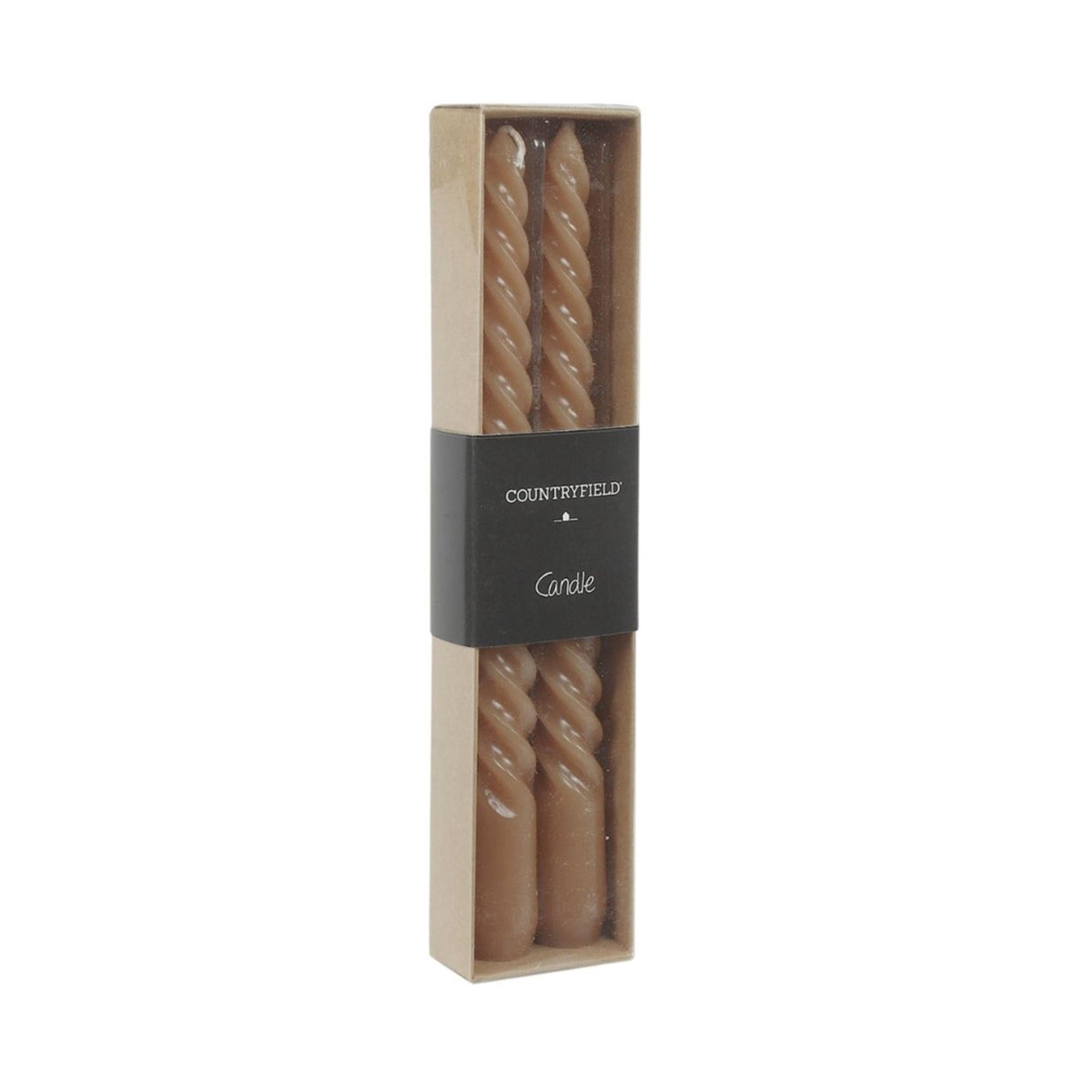 Countryfield Tafelkerzen Twirly Beige