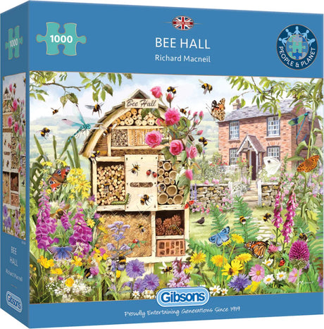 Gibsons – Bee Hall (von Richard Macneil) – 1000 Teile 68×49cm (B×H) – Puzzle für Erwachsene