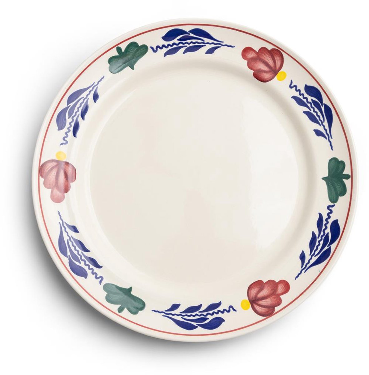 Royal Boch Boerbont flacher Teller 24 cm | 6 Stück