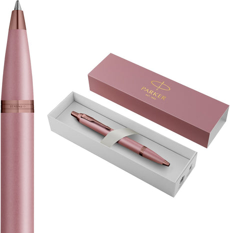 Parker im Kugelschreiber | Kollektion für den letzten Schliff | hellviolettes Finish | mittel | blau | Geschenkverpackung