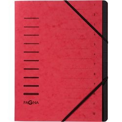 Pagna Sortiermappe 40059-01 Karton rot