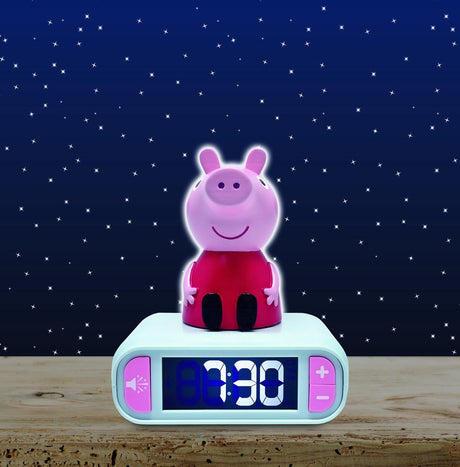 Lexibook Peppa Pig Nachtlichtwecker mit Geräuschen