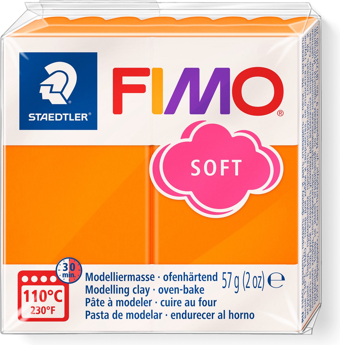 Fimo® weich, Mandarine, 57 gr 1 Flasche
