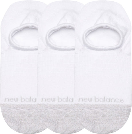 New Balance Active Invisible No Show Socken Unisex Sportsocken – Weiß