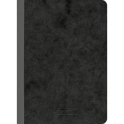 Schrijfblok brunnen geruit a6 zachte kaft 192 pagina’s zwart