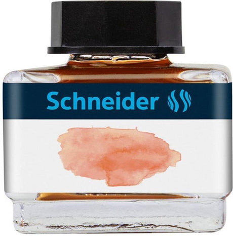 Schneider schrijfwaren schneider inktpotje - inhoud 15ml - pastel abrikoos - s-6936