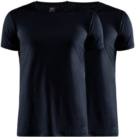 Craft Core Dry Tee Multi 2-Pack M Herren-Thermoshirt – Schwarz