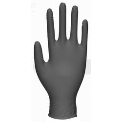 Wegwerphandschoenen nitrex gp0033 nitril medium (m) zwart
