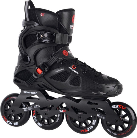 Tempish – Ezza 90 – Inline-Skates – Erwachsene – Schwarz – Rot – 44
