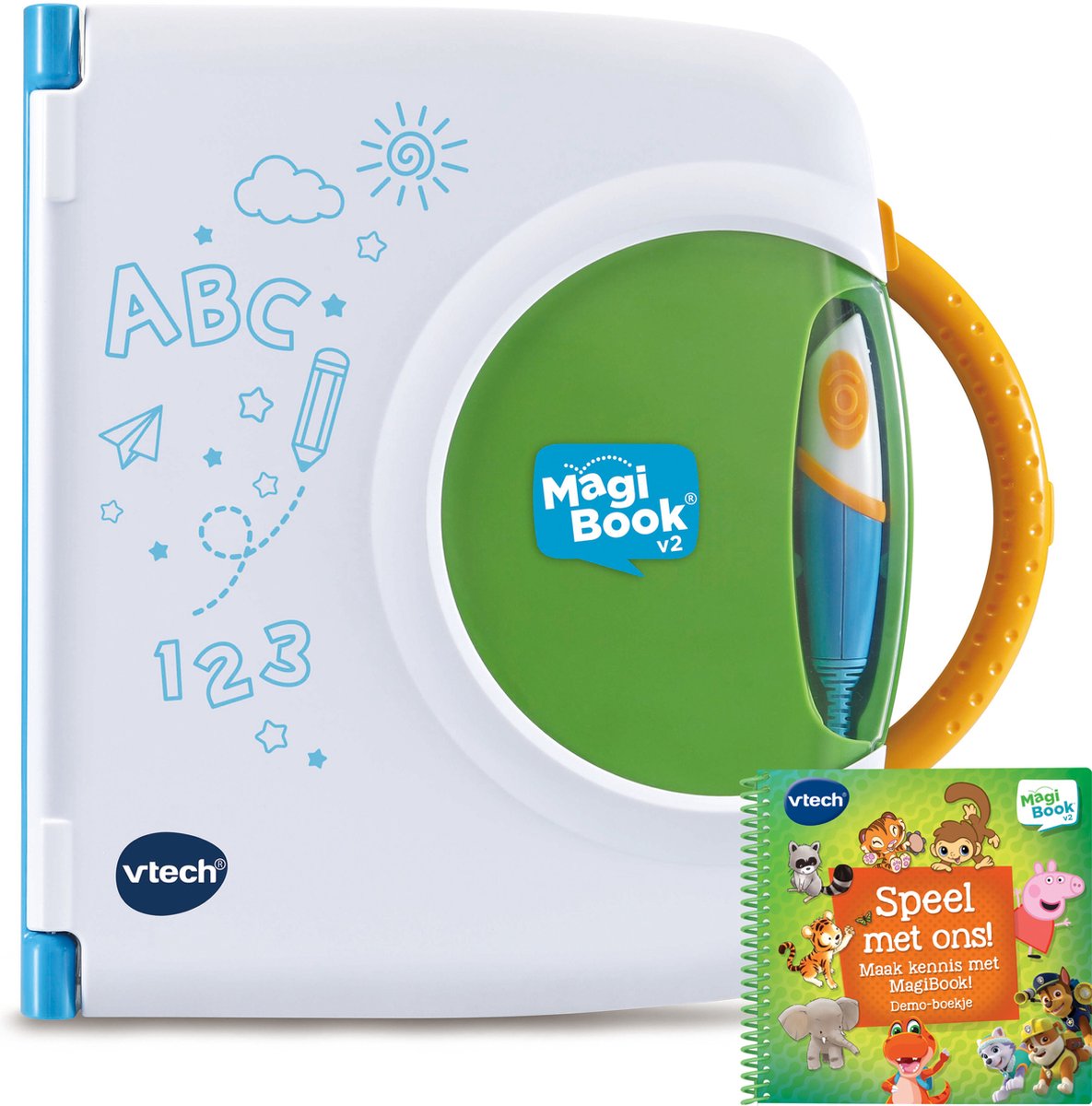 Vtech Magibook Starterset grün mit Demobuch