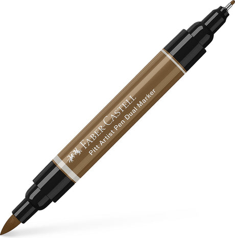 Faber-Castell Zeichenmarker – Pitt Artist Pen – Duo Marker – 180 Bernstein – FC-162180