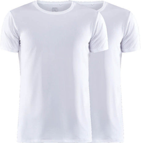 Craft Core Dry Tee Multi 2-Pack M Herren-Thermoshirt – Weiß