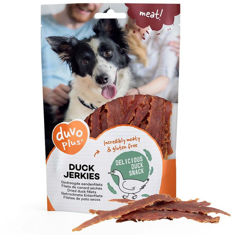 Duvo plus Fleisch! Snack Enten-Jerkies für Hunde 1kg