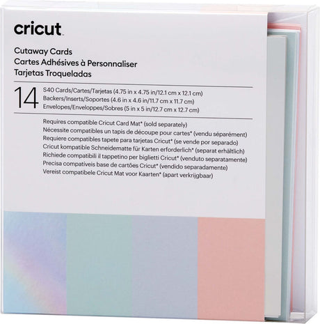 Cricut • Cutaway-Karten Pastell R40