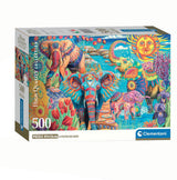 Clementoni Puzzle Elefantenkarneval, 500 Teile.