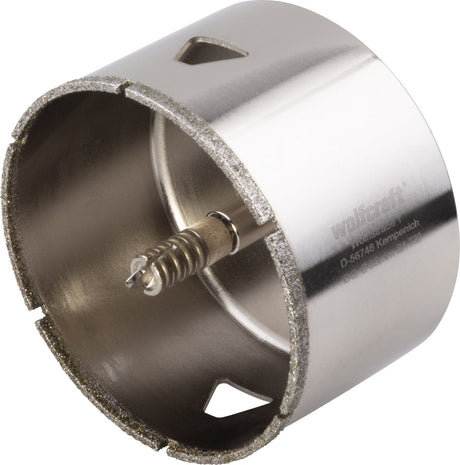 Wolfcraft – Diamantbohrer 83 mm – Fliesenbohrer 83 mm – Diamant-Lochsäge – 5933000