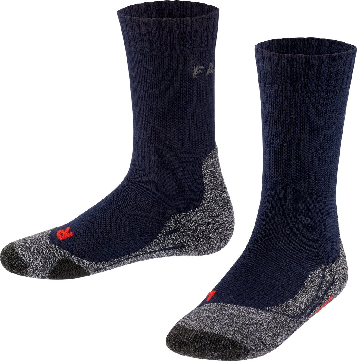 Falke TK2 Anti-Blister Wandersocken aus dickem Woll-Funktionsmaterial Kinder blau - Größe 31-34