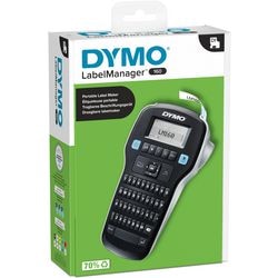 Ty Etikettendrucker Dymo Label Manager QWER Schwarz 350 g