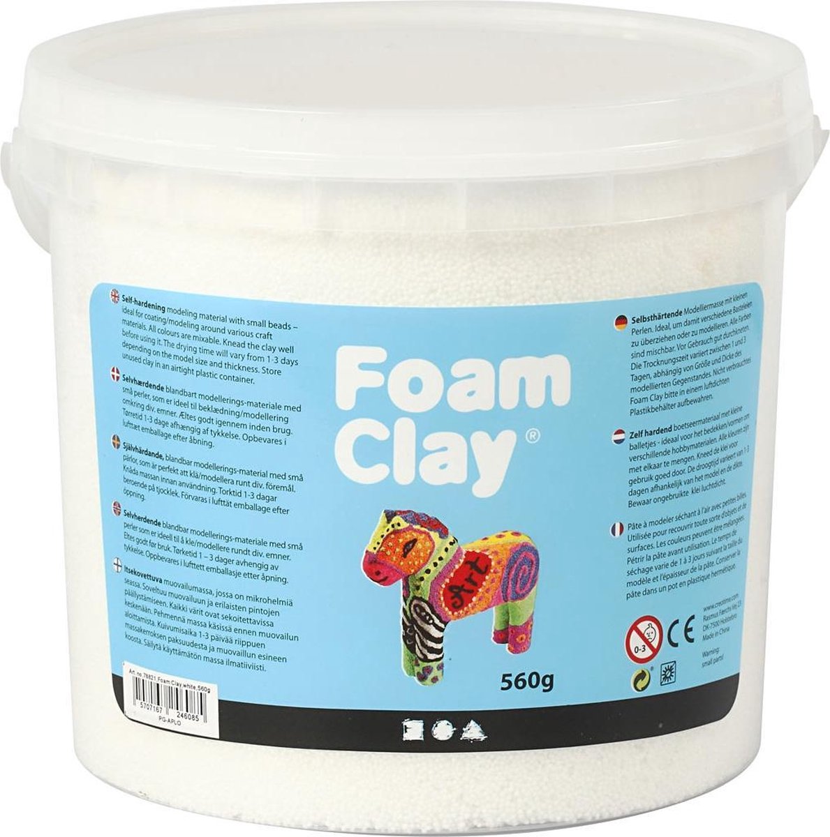 Schaumton https: www.cchobby.nl foam-clayr-white-560-gr-1-bucket
