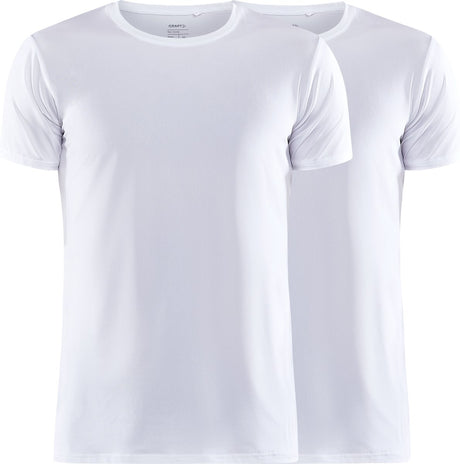 Craft Core Dry Tee Multi 2-Pack M Herren-Thermoshirt – Weiß