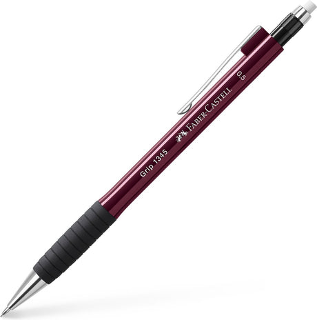 Faber-Castell Druckbleistift – Griff 1345 – Strichstärke 0,5 mm – rot metallic – fc-134521