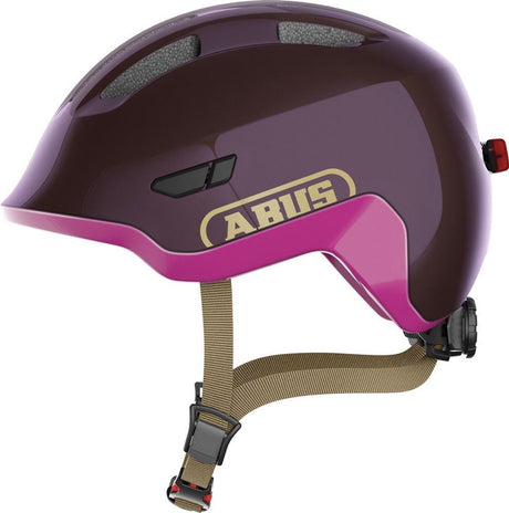 Abus Helms Smiley 3.0 ACE LED ROSEL PILPLE S 45-50 cm