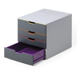 Robuste Kommode 760427 Kunststoff grau