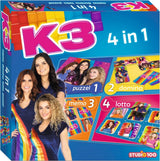 K3 4-in-1-Spielbox