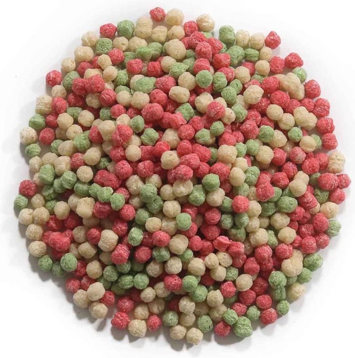 Ubbink – Fischmischung – Fischfutter – mehrfarbige Pellets 15 l – 4 mm – Alleinfutter – schwimmend