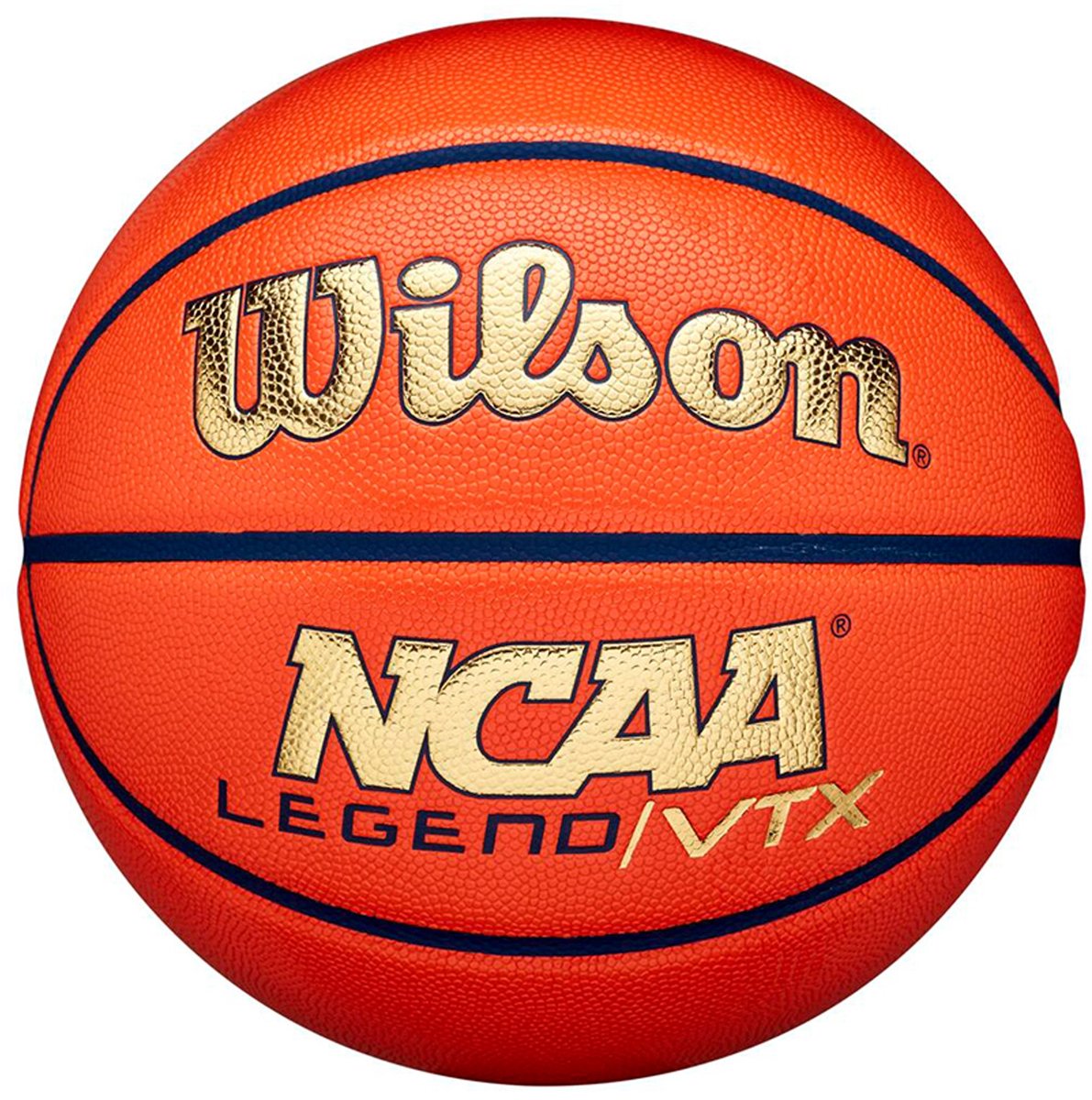 Wilson NCAA Legend VTX Gold Basketball Größe 7 für drinnen und draußen