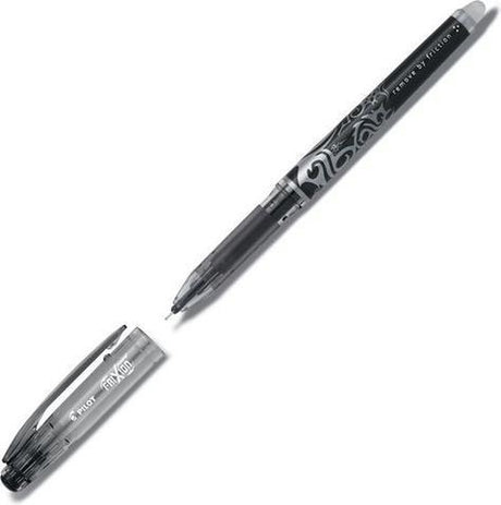 Pilotenstift mit Frixion-Spitze, löschbare Tinte, 0,25 mm schwarze Nadel (12 Stück)