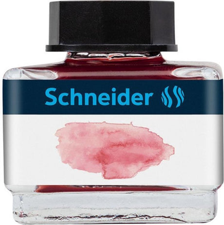 Schneider Schreibgeräte Schneider Tintenfass – Inhalt 15 ml – Pastell Rouge Rot – S-6932