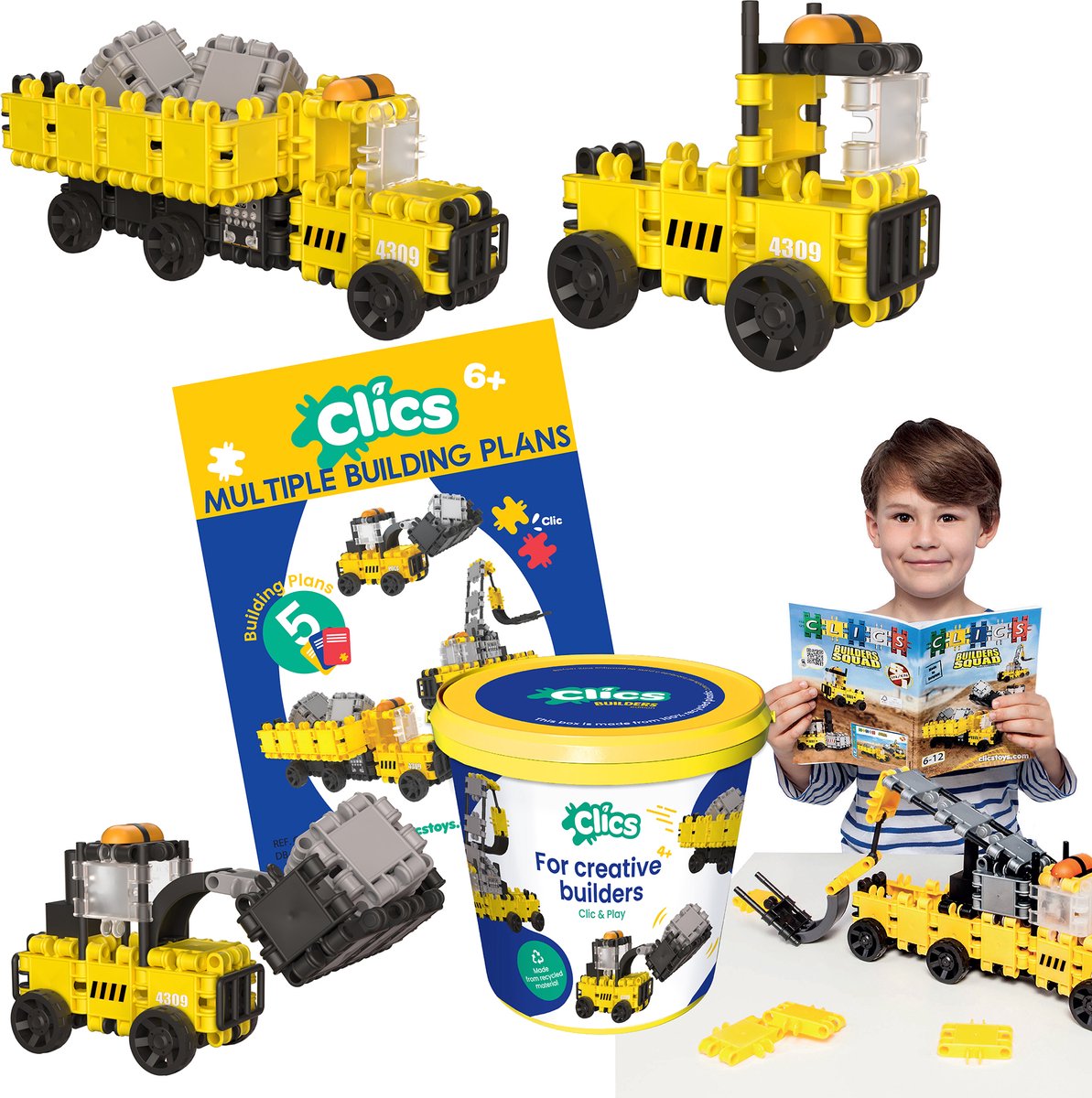 CLICS -Bausteine arbeiten Fahrzeuge in Emmer