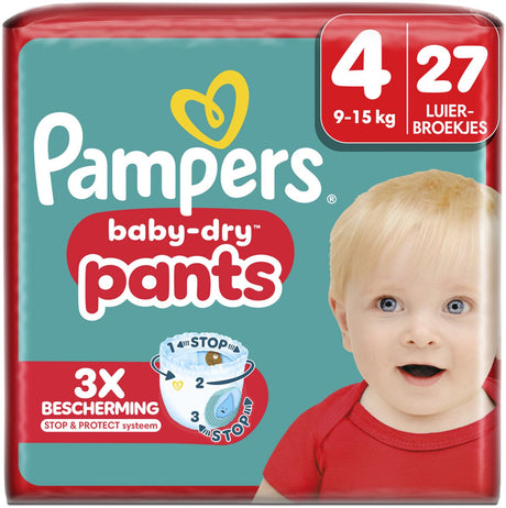 Pampers Baby-Dry Pants Windelhose Größe 4 - 27 Windelhose - 9kg-15kg