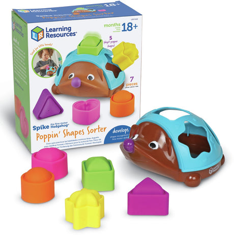 Learning resources motor skills toys - spike the fine motor hedgehog shape sorter. - 3+