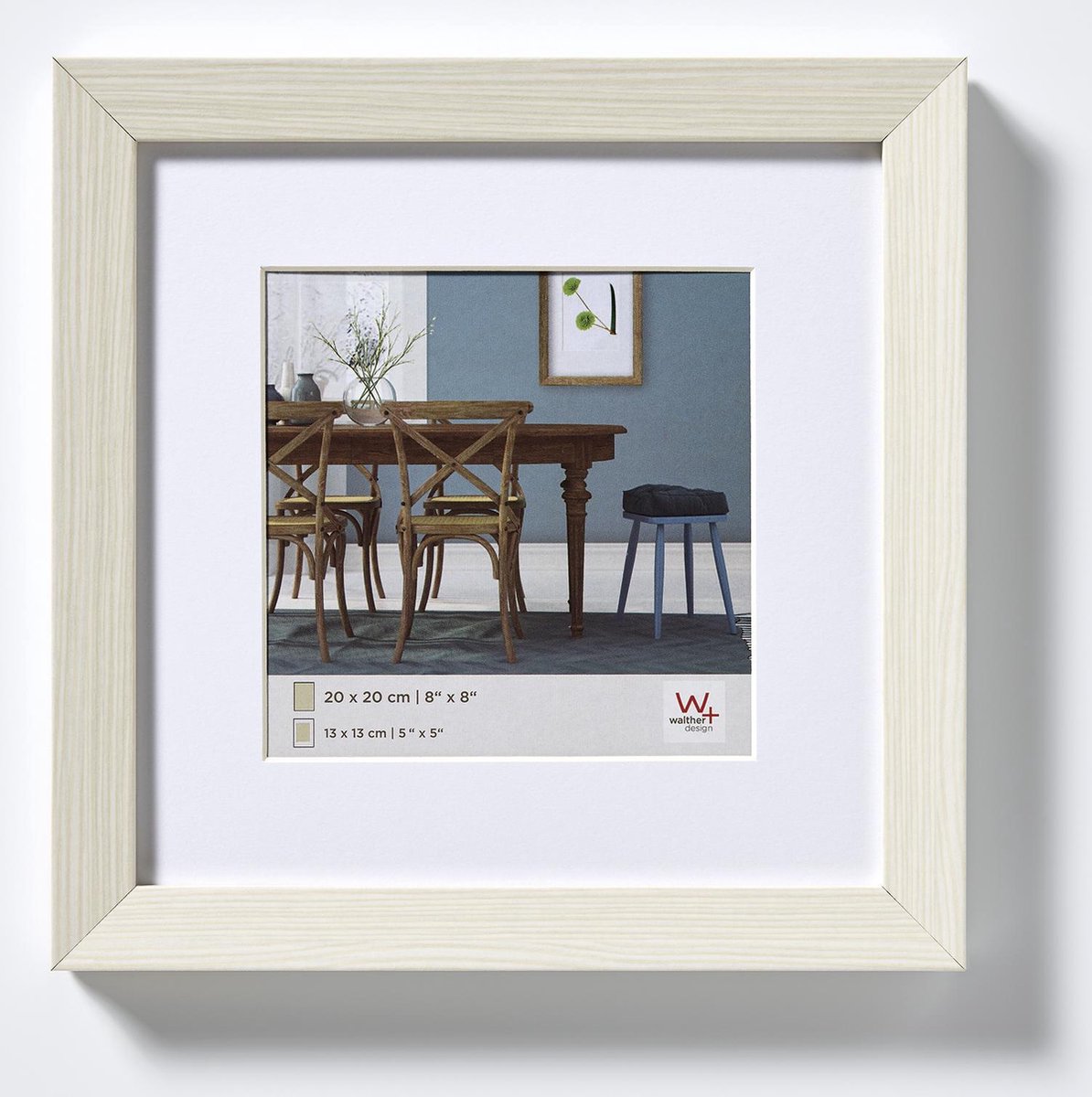 Walther Fiorito - MDF-Holzrahmen - Fotogröße 30x30 cm - Weiß