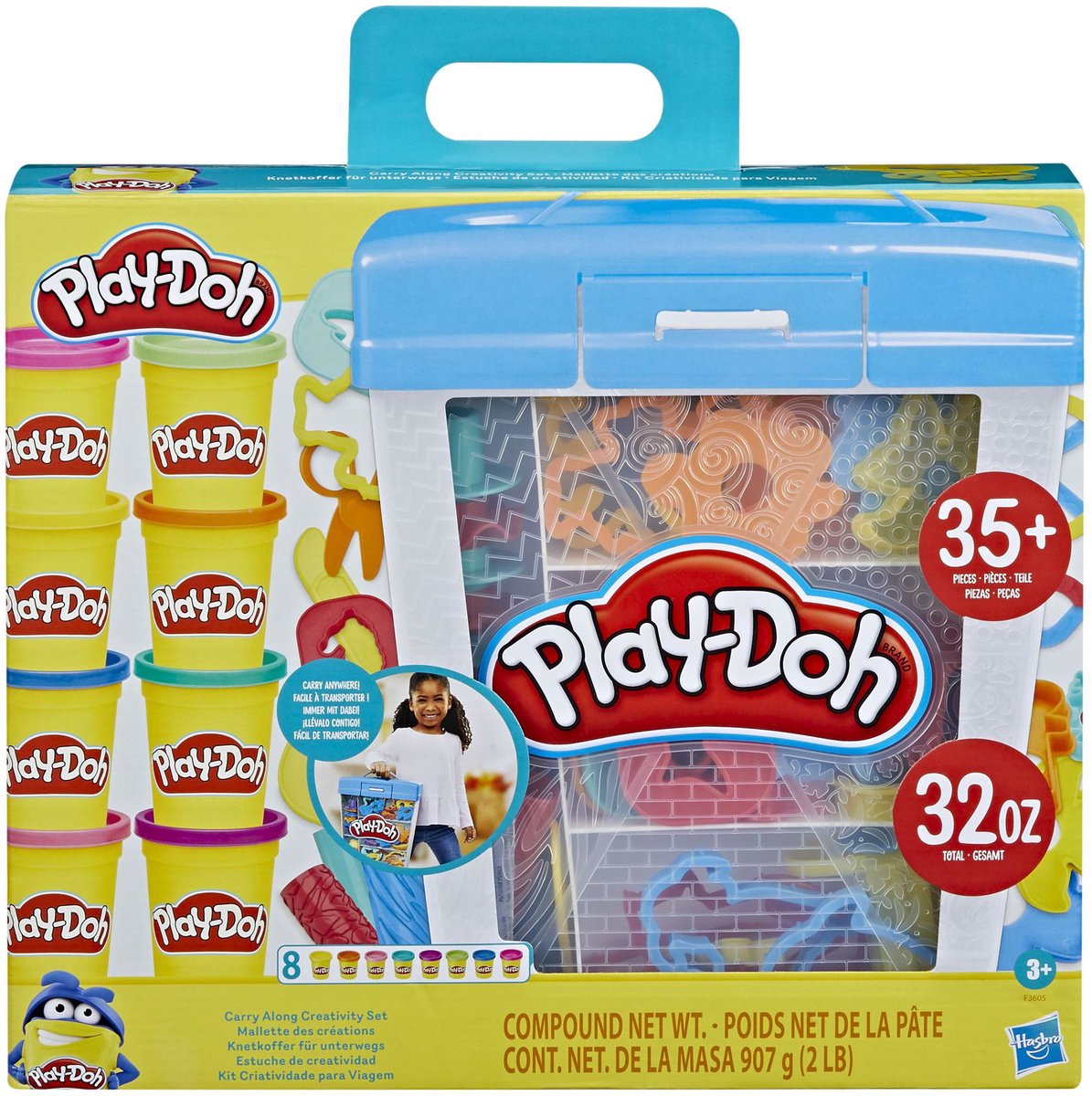 Hasbro Playdoh Kreativset zum Mitnehmen | 2 Stk