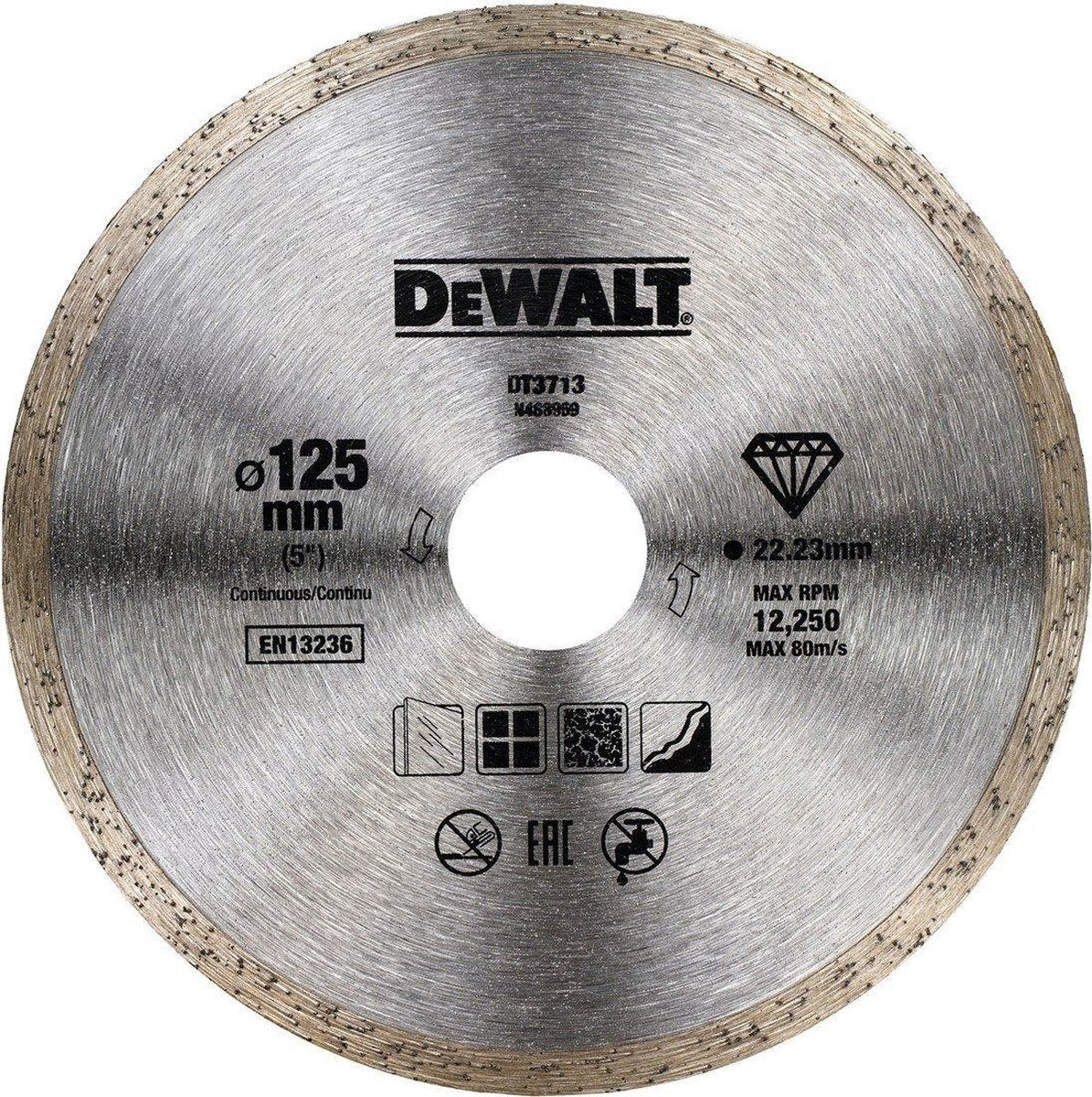 Dewalt dt3713-qz – Diamant-Trennscheibe – 125 mm – für Keramik und Beton