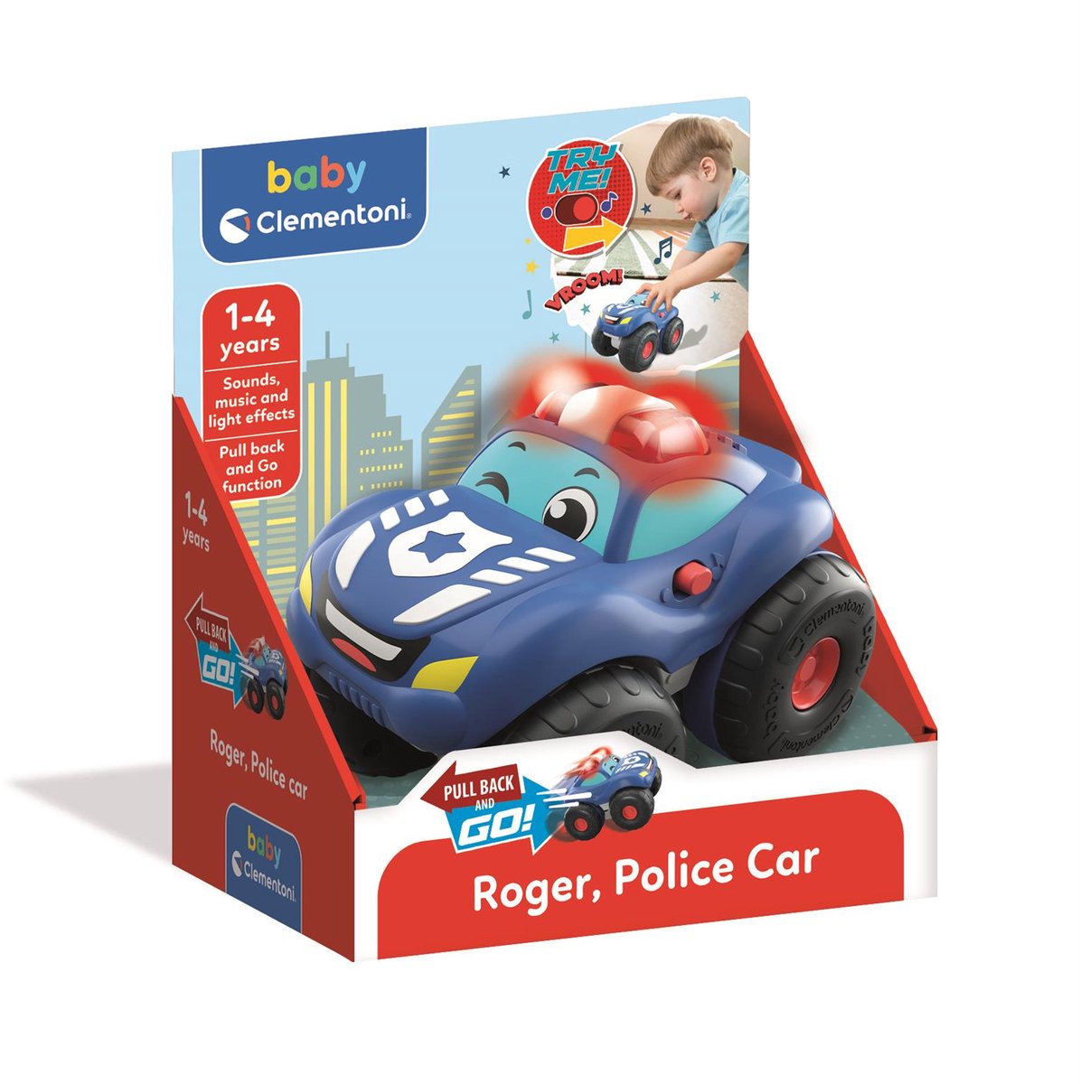 Clementoni Babyauto groß Polizei