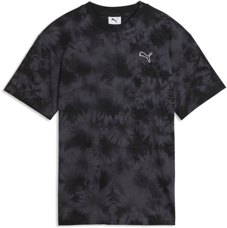 Puma ESS Elevated Relaxed Tie-Dye Tee Unisex-T-Shirt – Schwarz