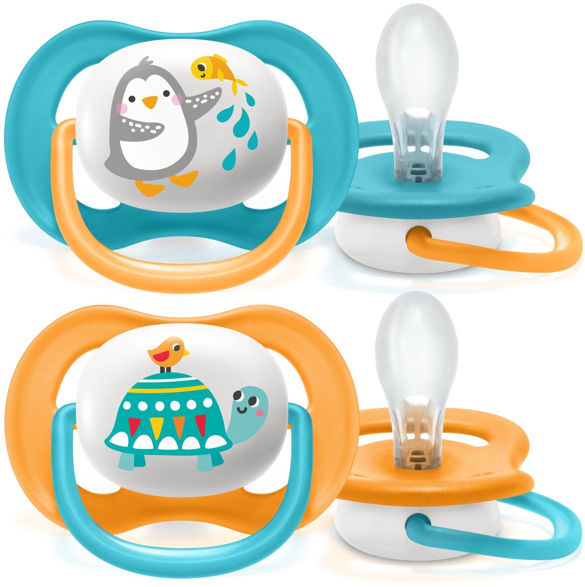 Philips Avent – Ultra Air Happy Schnuller – 6–18 m, Orange